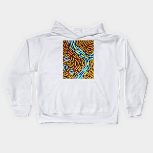 Aboriginal Art - The River Kids Hoodie